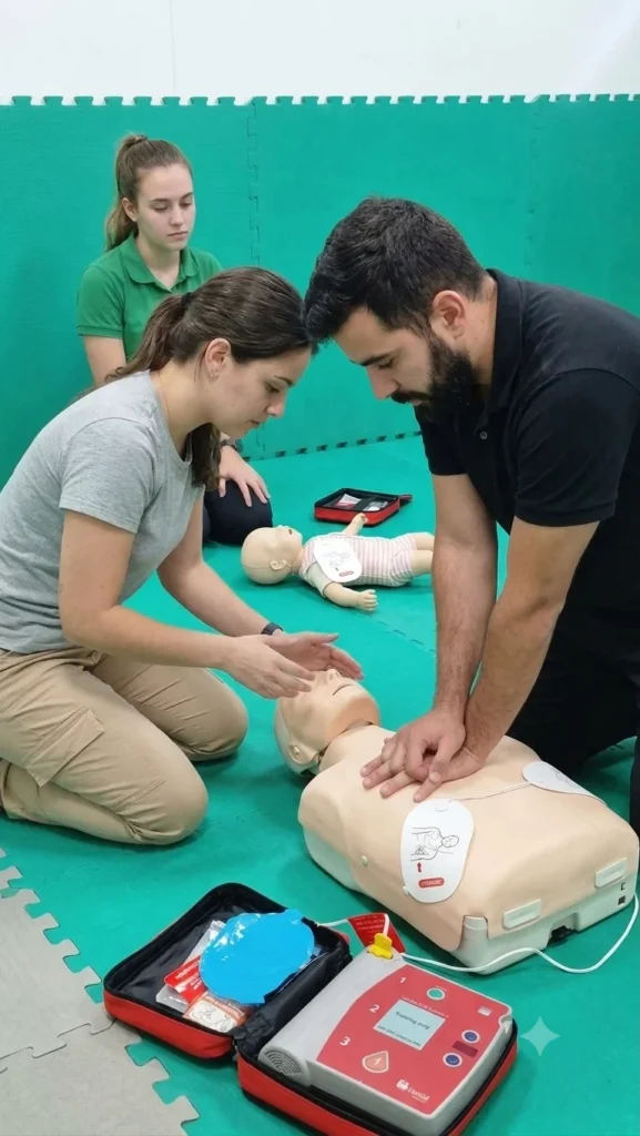 Illustration formation aux gestes de premiers secours - FFSR