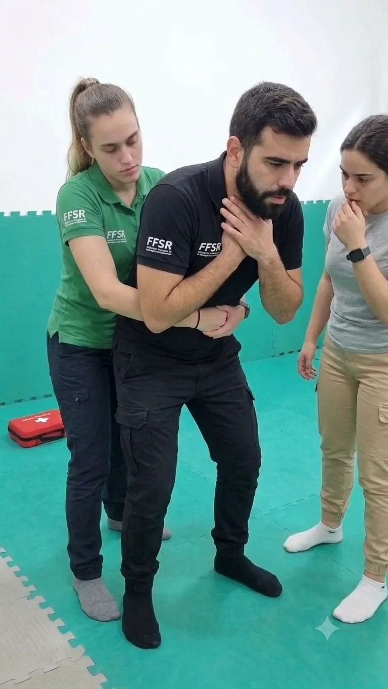 formation aux gestes de premiers secours- Methode Heimleich - FFSR